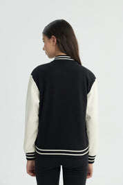 Chaqueta Niña Oversize Negro