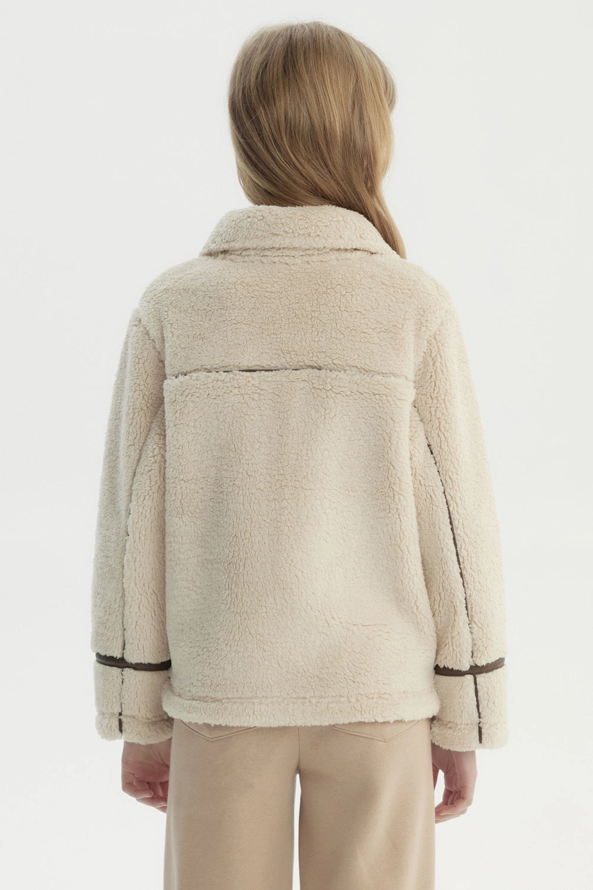 Chaqueta Niña Slim Beige
