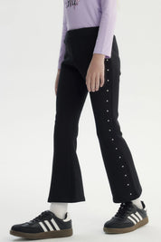 Calza Niña Leve Flare Negro