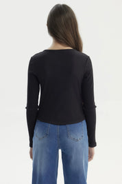 Polera Niña Slim Negro