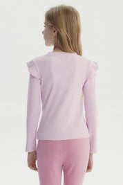 Polera Niña Slim Rosado