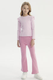 Polera Niña Slim Rosado