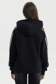 Polerón Niña Con Gorro Negro