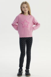 Polerón Niña Slim Rosado
