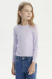 Polera Niña Slim Lila