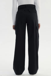Pantalón Niña Wide Leg Negro