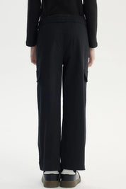 Pantalón Niña Wide Leg Negro