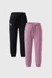 Pantalón Buzo Niña Slim Negro