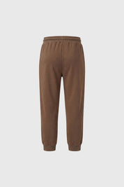 Pantalón Buzo Niña Slim Café