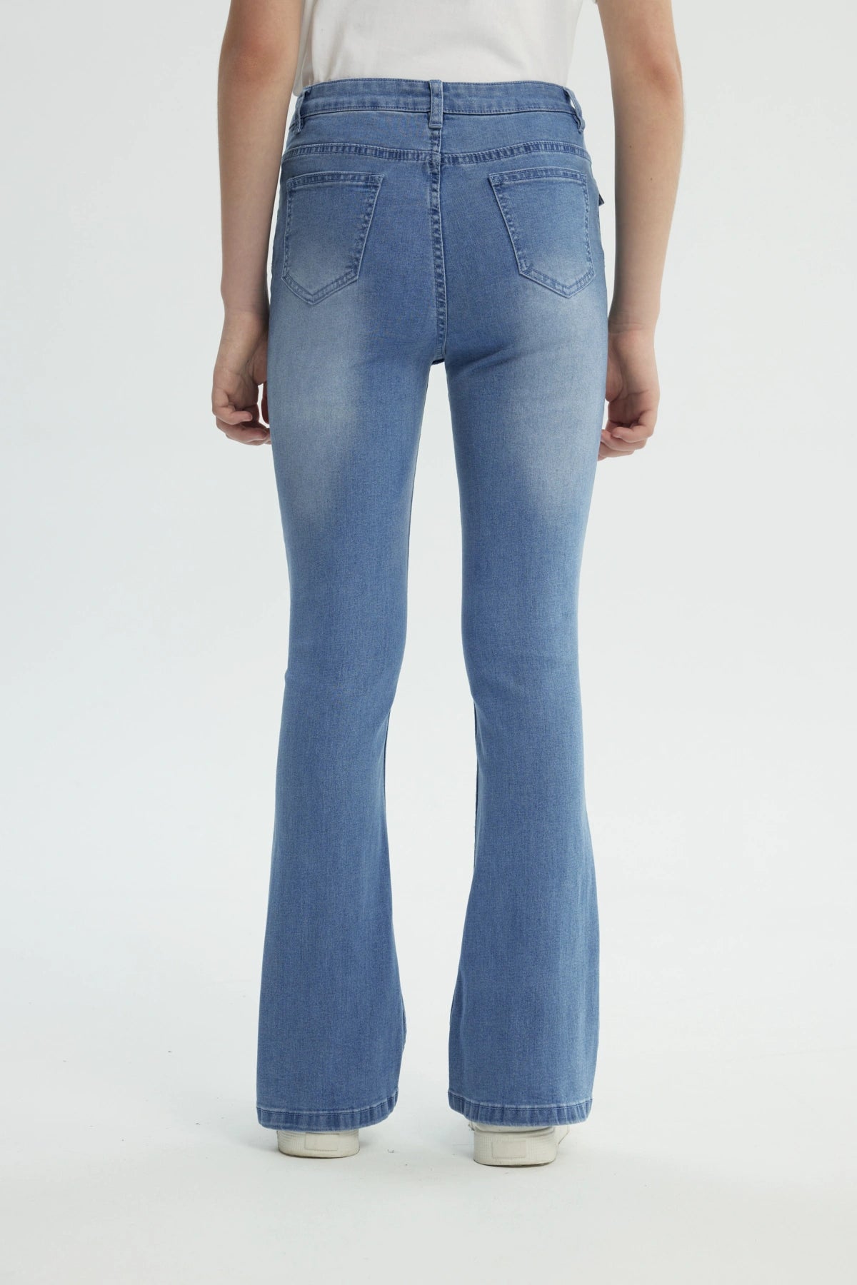 Jeans Niña Flare Azul
