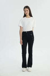 Jeans Niña Flare Negro