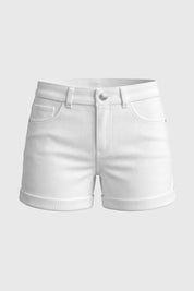 Short Slim Niña Blanco