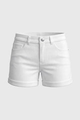 Short Slim Niña Blanco