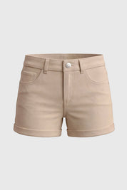 Short Slim Niña Beige