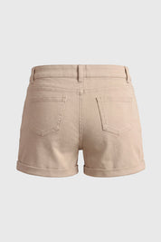 Short Slim Niña Beige