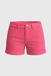 Short Slim Niña Fucsia