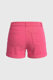 Short Slim Niña Fucsia