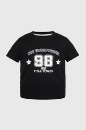 Polera Slim Niña Negro