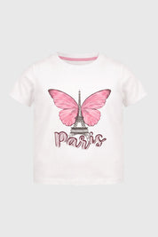 Polera Slim Niña Blanco