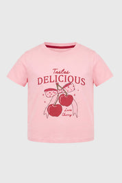 Polera Slim Niña Rosado