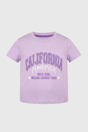 Polera Slim Niña Lila