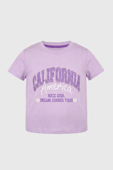 Polera Slim Niña Lila