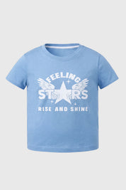 Polera Slim Niña Azulino