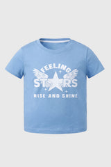 Polera Slim Niña Azulino