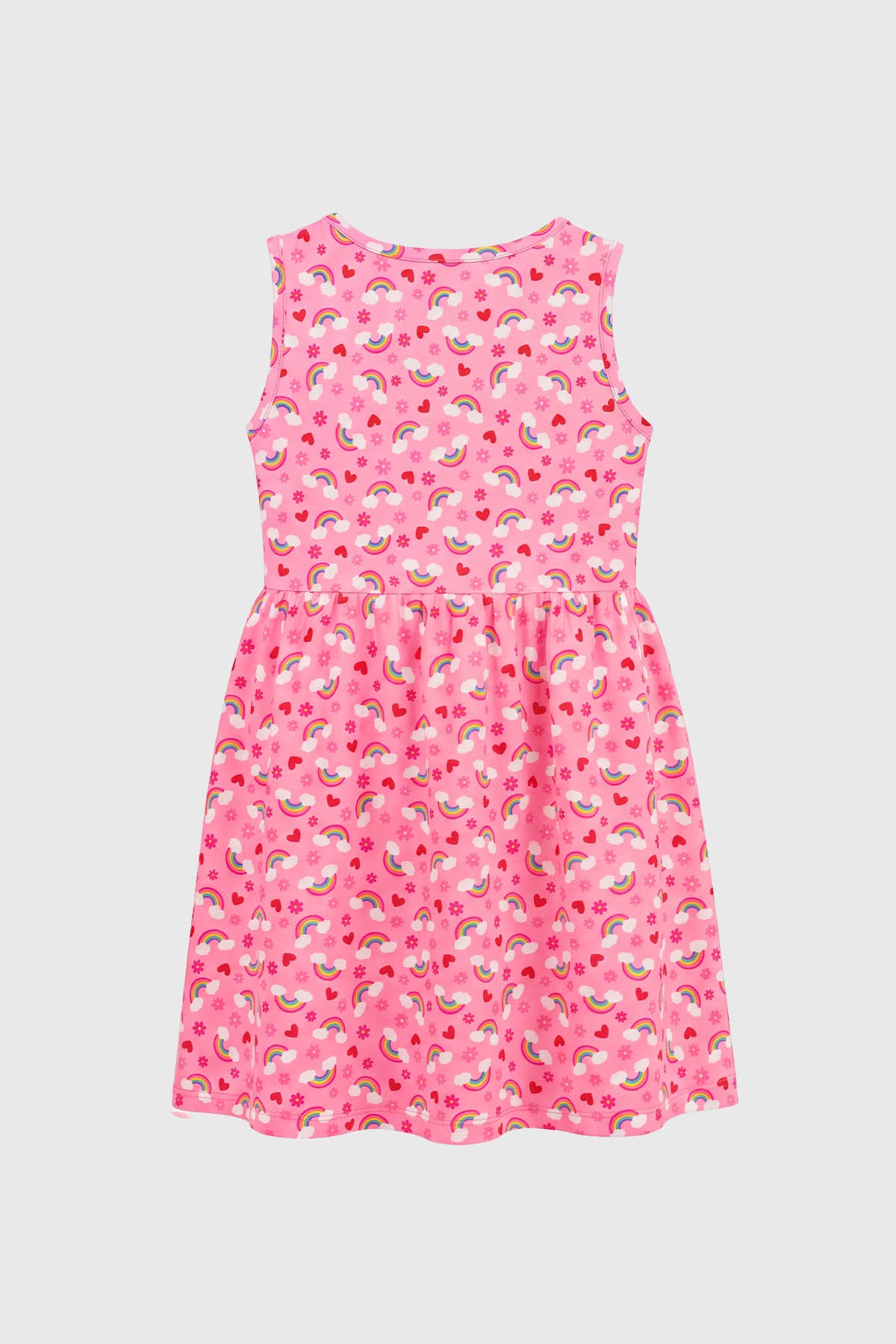 Vestido Falda Midi Niña Rosado