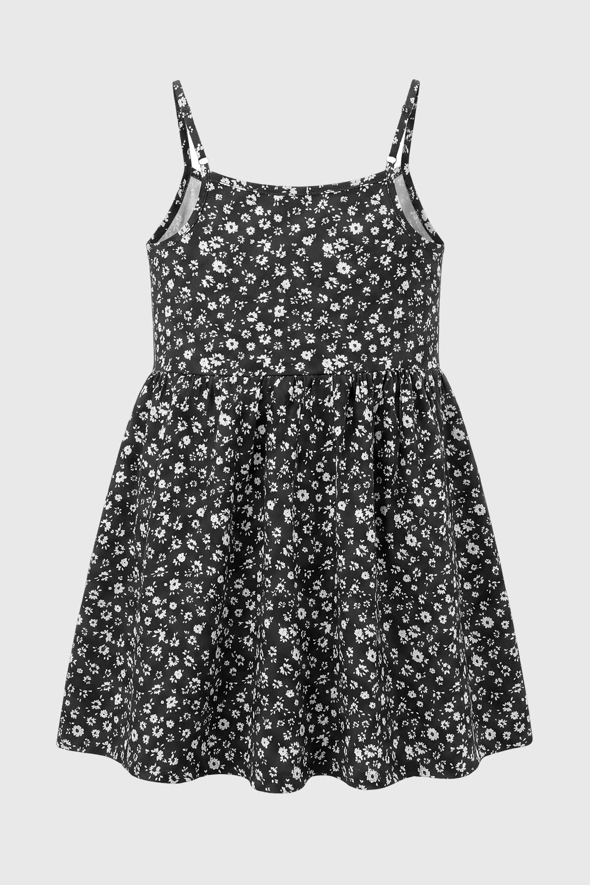 Vestido Falda Midi Niña Negro