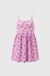 Vestido Falda Midi Niña Lila