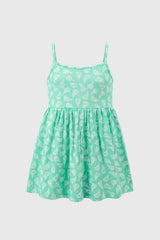 Vestido Falda Midi Niña Aqua