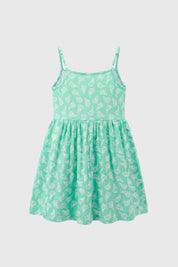 Vestido Falda Midi Niña Aqua