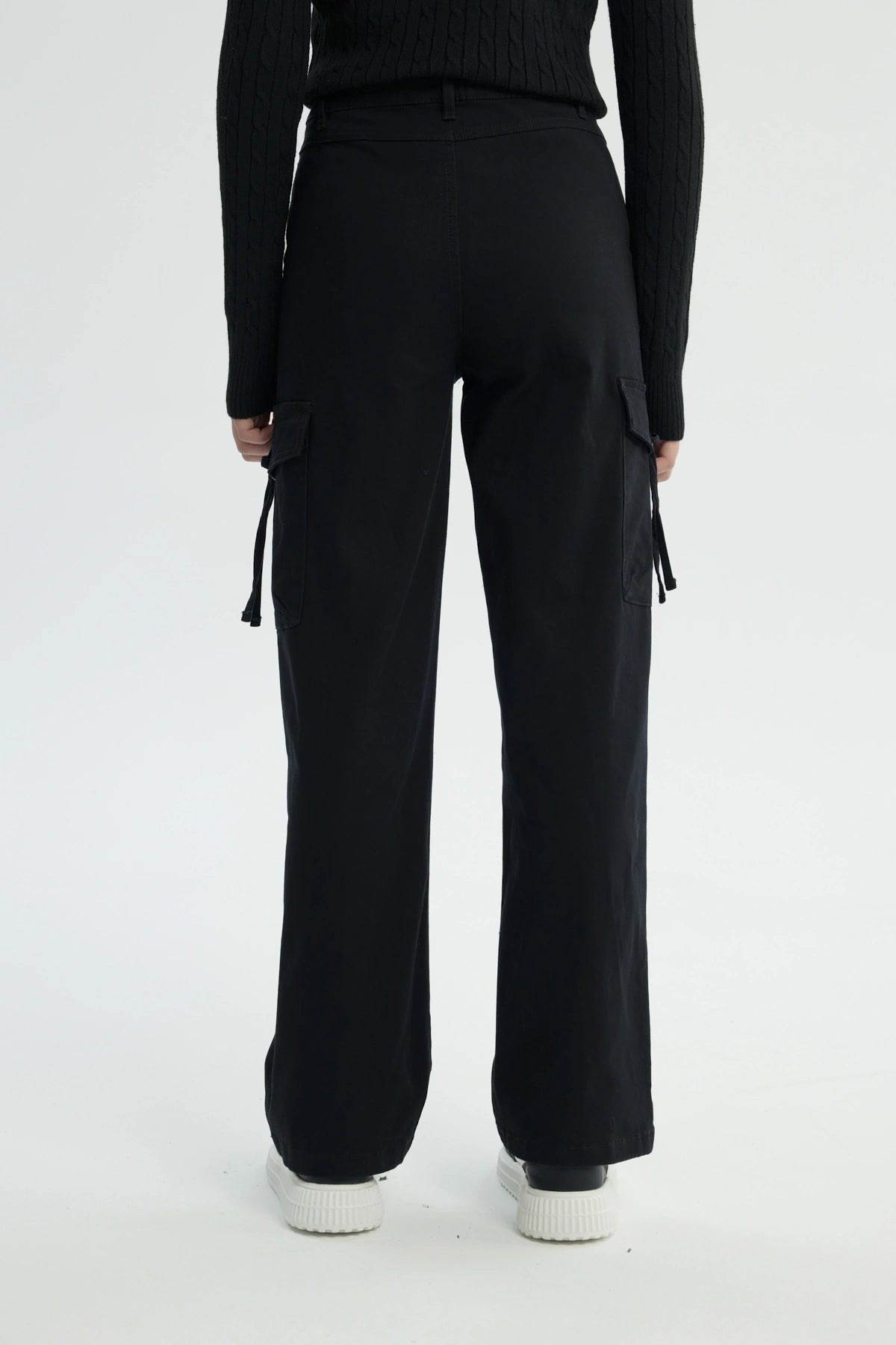 Pantalón Niña Wide Leg Negro