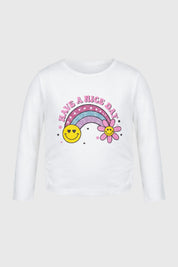 Polera Niña Regular Crudo