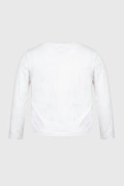 Polera Niña Regular Crudo