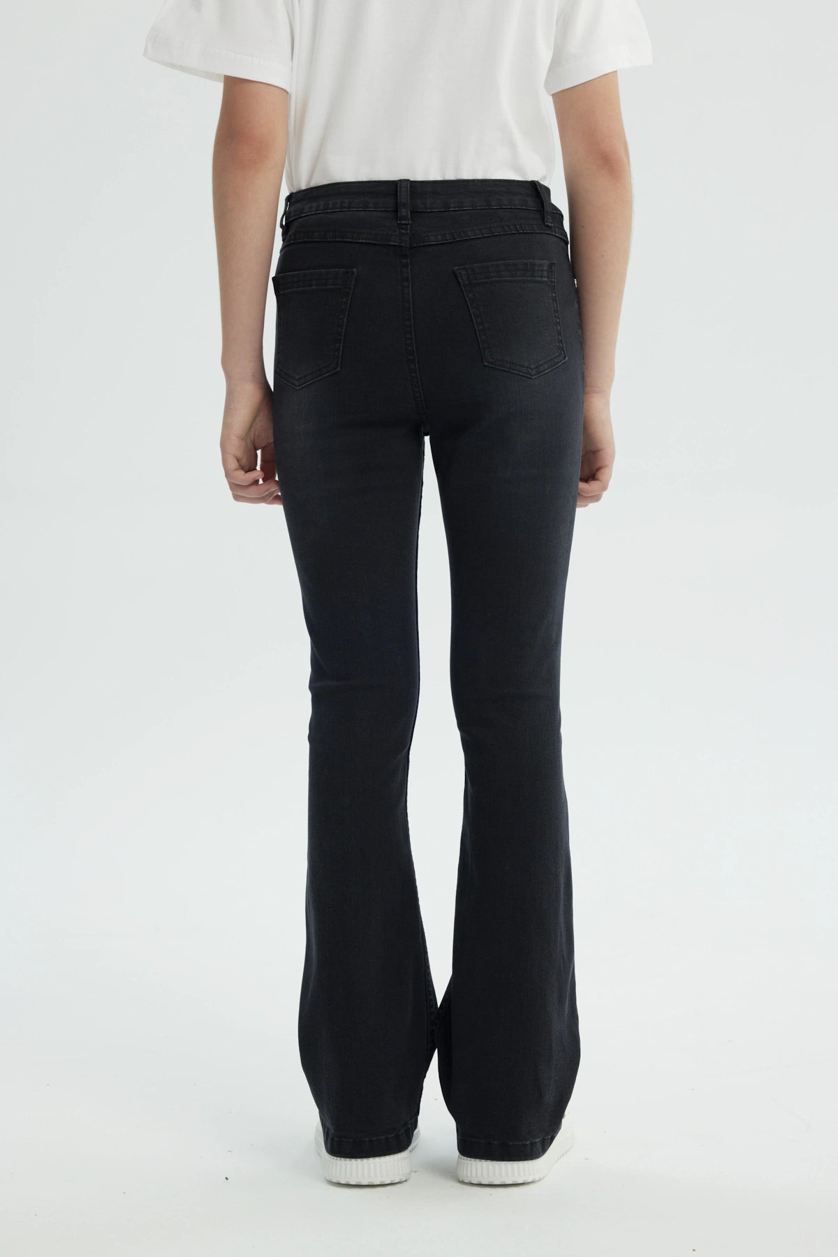 Jeans Niña Flare Negro