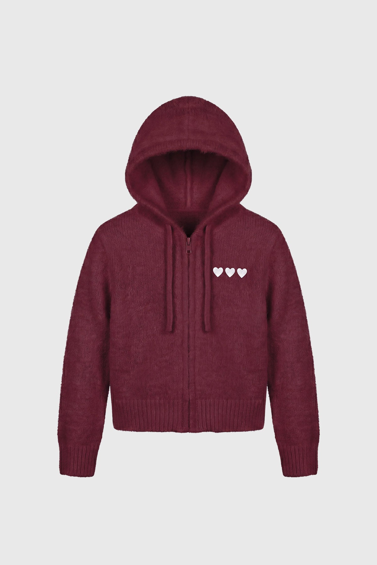Sweater Niña Slim Burdeo