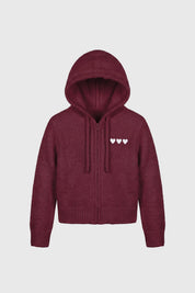 Sweater Niña Slim Burdeo