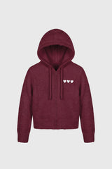 Sweater Niña Slim Burdeo