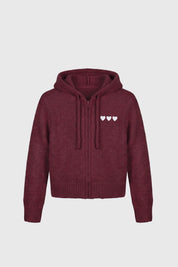 Sweater Niña Slim Burdeo