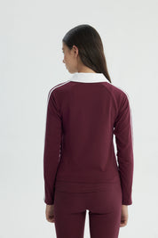 Polera Niña Slim Burdeo