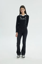 Polera Niña Slim Negro