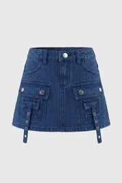 Falda Niña Falda Azul