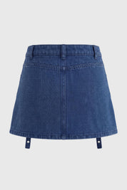 Falda Niña Falda Azul