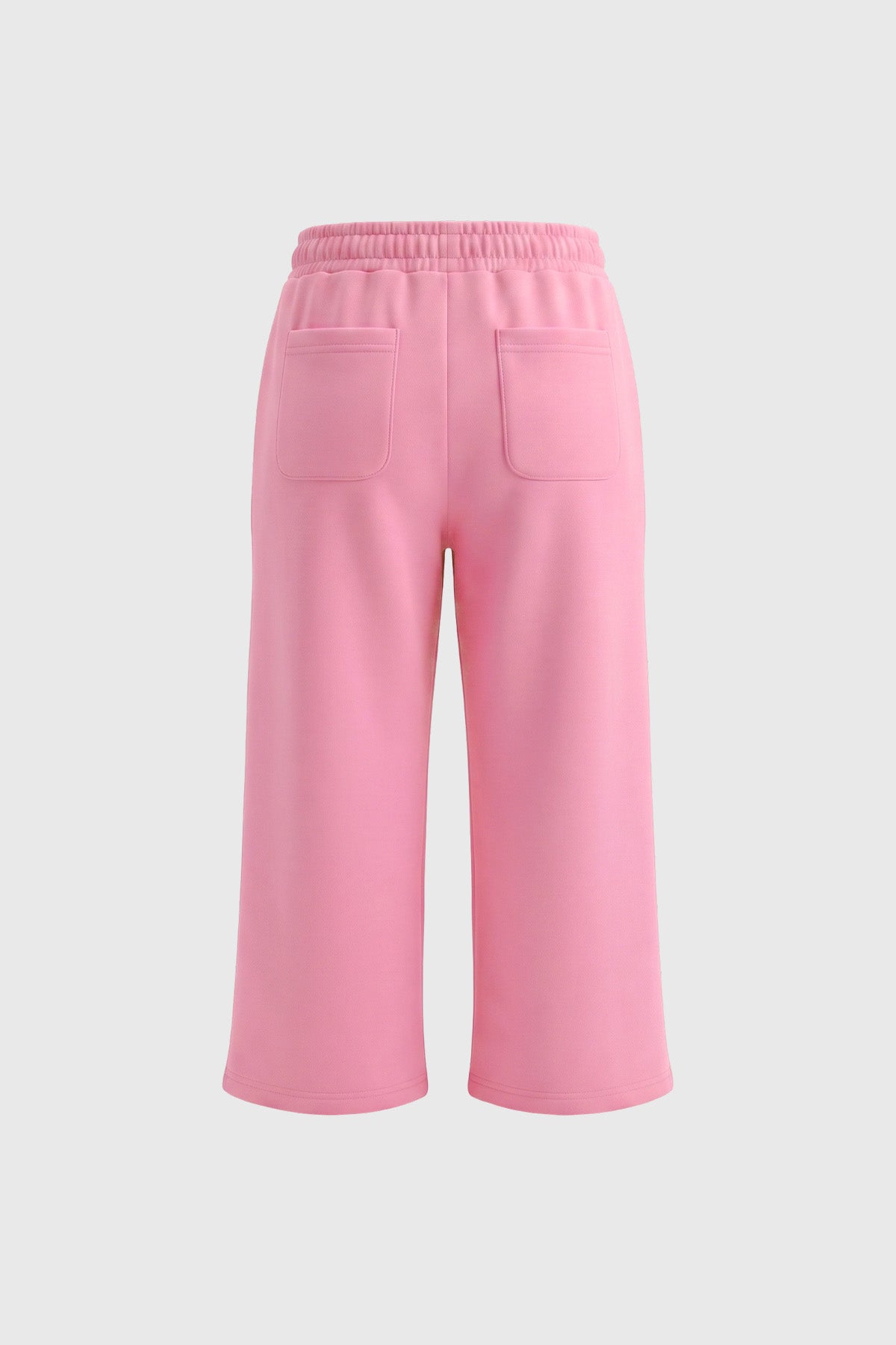 Pantalón Buzo Niña Wide Leg Rosado