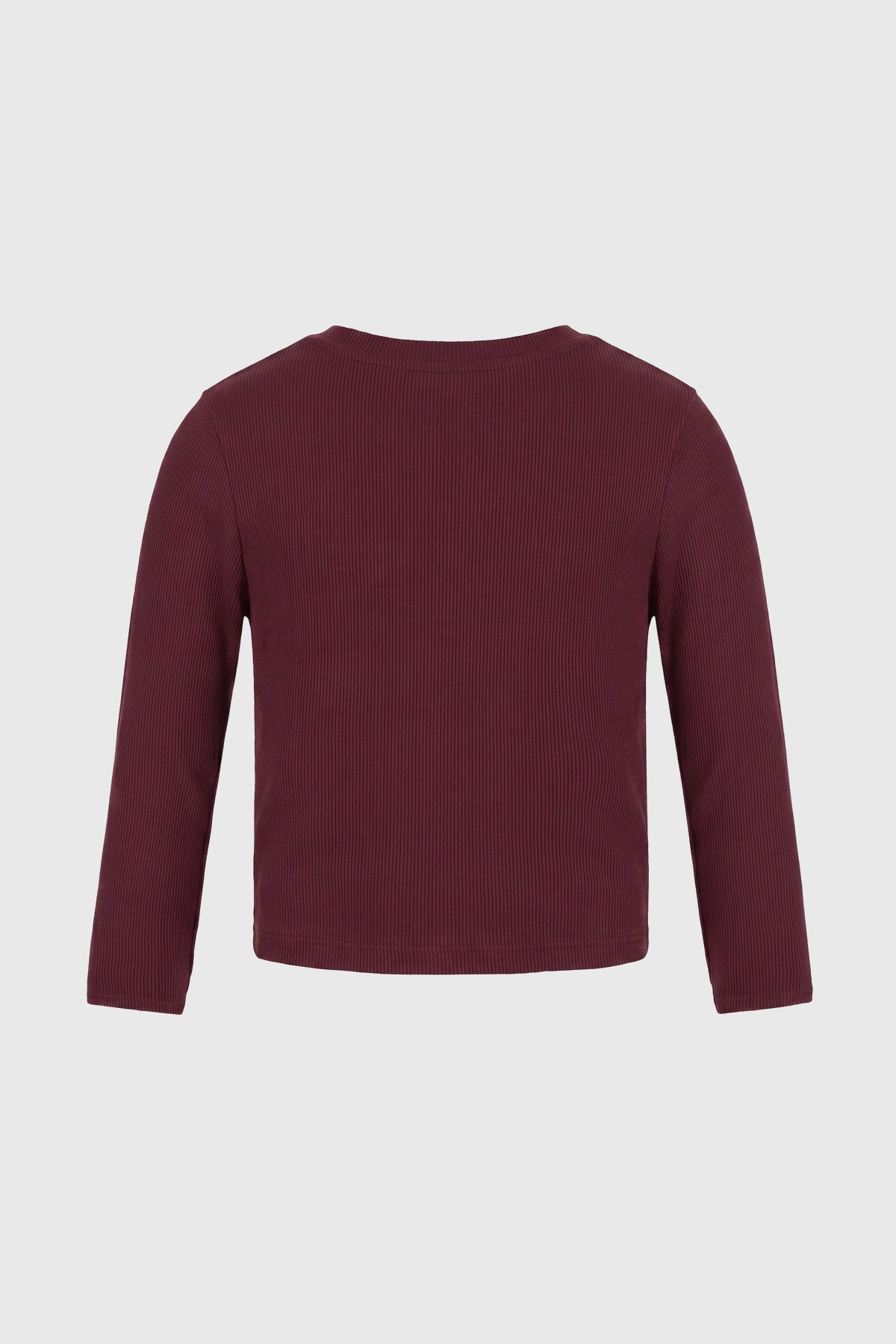 Polera Niña Slim Burdeo