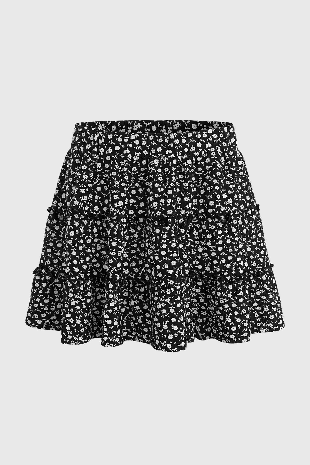 Falda Falda Niña Negro