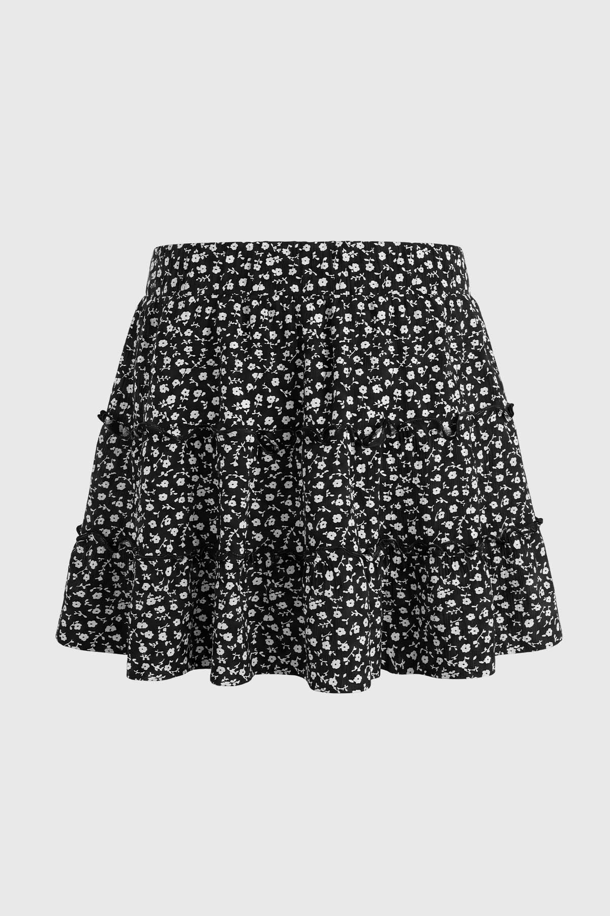 Falda Falda Niña Negro