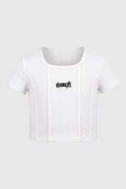 Polera Niña Slim Fit Blanco
